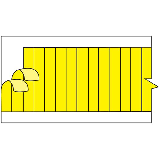 WMC-Q25-VNYL CLTH-1-1/2 NEMA YELLOW