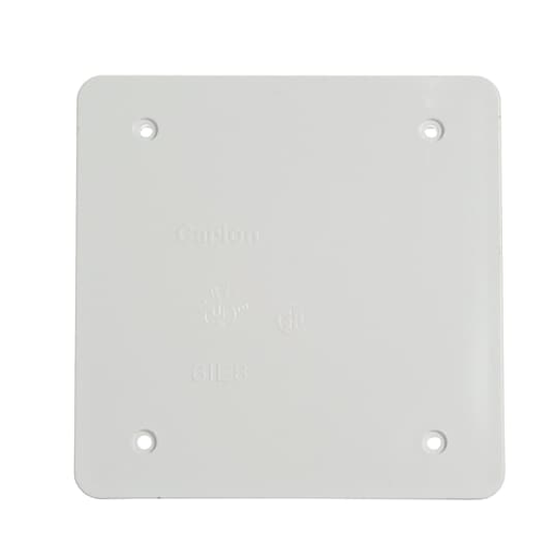 Product image for Carlon E9802CM-CAR 2-Gang FS Box Weatherproof Cover, Blank, White