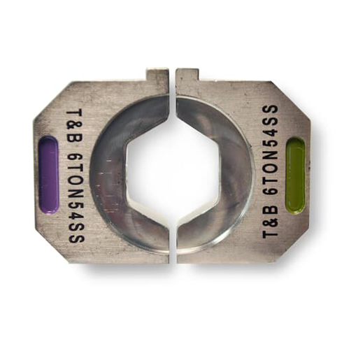 Product image for ABB 6TON54SS 6TON SS HEX DIE W/DIE