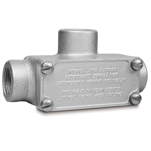PVC CTD OET COND BDY/CVR 3/4IN GRY