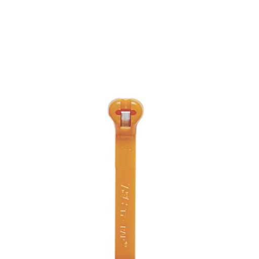 Product image for Ty-Rap TY27M-3 2-Piece 13 Inch 120 lb Orange Nylon Cable Tie