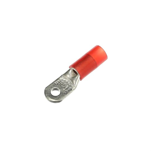 INS NYL RING TERM, 8AN, No8, RED