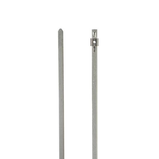 Product image for Thomas & Betts SS16-180 Dual-Lock Mini Cable Tie, .18" Width, 16" Length - 304 Stainless Steel