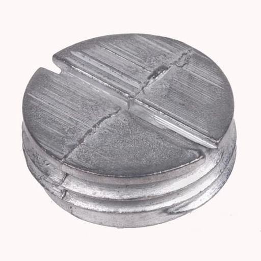 PVC CTD REC HEADPLUG 2IN GRAY
