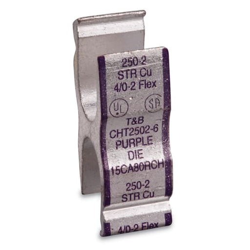 Product image for ABB CHT2502-6 CU HTAP MAIN250-2 BRN