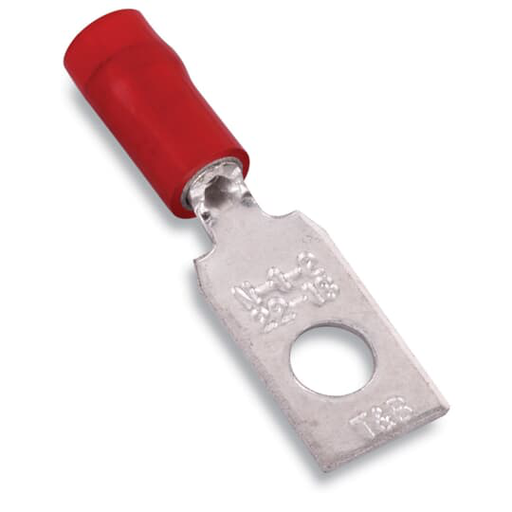 INS NYL RECT RNG TERM 16-14 No8 RED