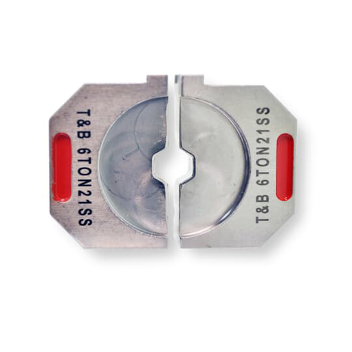 Product image for ABB 6TON21SS 6 TON SS HEX DIE W/DIE