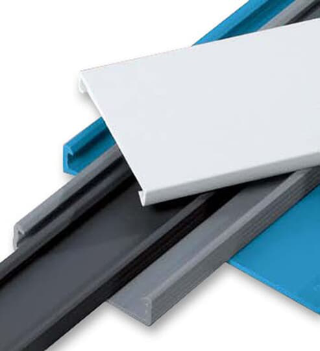 1 WHITE DUCT COVER, HALOGEN FREE