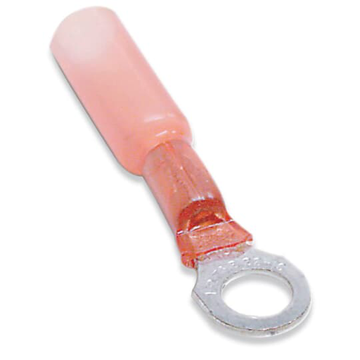 HEAT-SHR RING TERM, 22-18, No8, RED