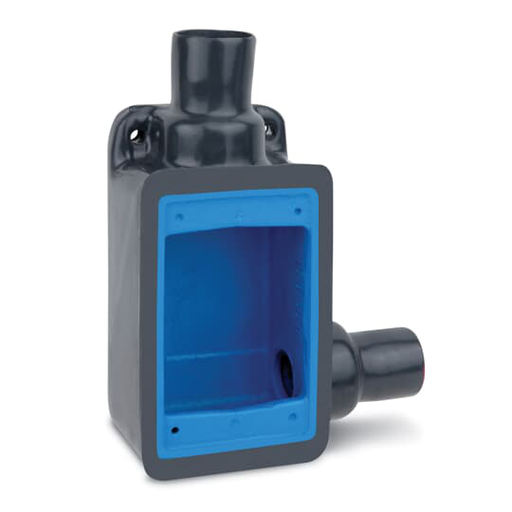 DEV BOX R HUB 1GNG SHALL 3/4IN BLU