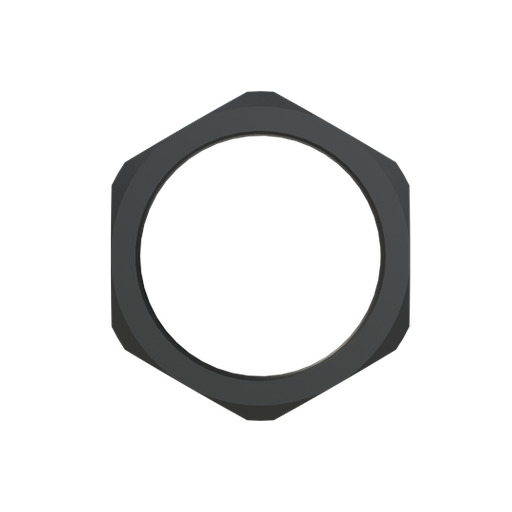 Product image for ABB BMN-M63 LOCKNUT PA6 M63X1.5 BLK