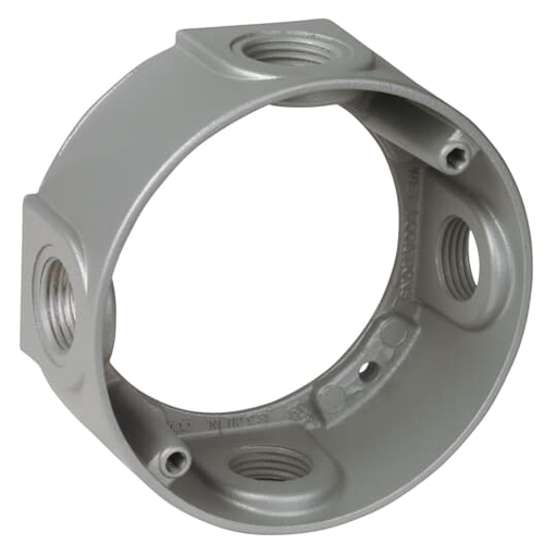 RND EXT RING DIA4-1/8IN HUB1/2IN AL