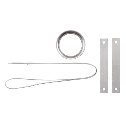 Product image for ABB Elastimold 150-TB-5 15/25kV, Deadbreak Elbow Bail Assembly, Made of Stainless Steel, Used for Assisting Cable to Transformer Connections. Non-Current Carrying. The ELASTIMOLD® 150TB5 bailing assembly kit consists of two stainless steel bail connectors, a stainless steel collar & a length of stainless steel strap. This kit was designed to secure two ELASTIMOLD® non-loadbreak elbow con