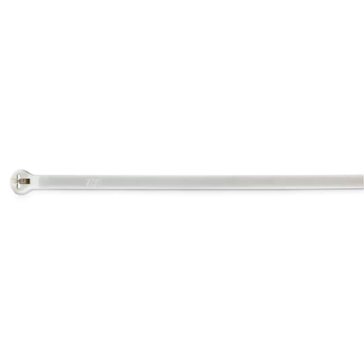 CABLE TIE 50LB 7IN WHI NYL FLM RTD