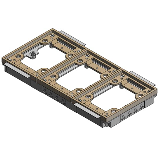 Product image for ABB 643 P TACB THREEGANG TILETRIM,B