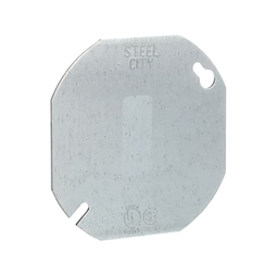 4 INCH OCT BOX COVER,STL,FLAT&BLANK
