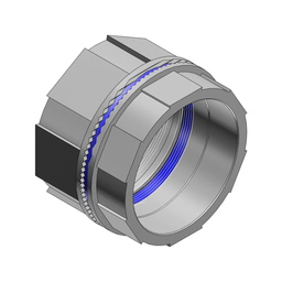 Thomas & Betts H075BHD 3/4" Bulkhead Fitting, Insulated Throat, Nitrile Sealing Ring, Zinc