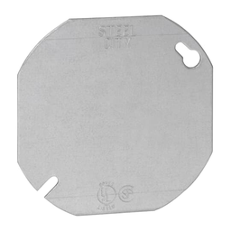 4 INCH OCT BOX COVER,STL,FLAT&BLANK