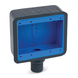 OCAL FS22-G1 SHALLOW BOX 2GNG 1HUB 3/4IN GRY