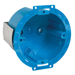 Carlon BH614R 3.5" 14.5cu.in Non-Metallic Round Ceiling Box, Old Work