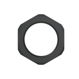 ABB BMN-M25 LOCKNUT PA6 M25X1.5 BLK