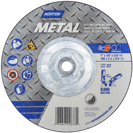 5 X 1/8 X 5/8-11" METAL A 24 T B