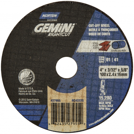 7 X 045 X 7/8 C/O WHEEL