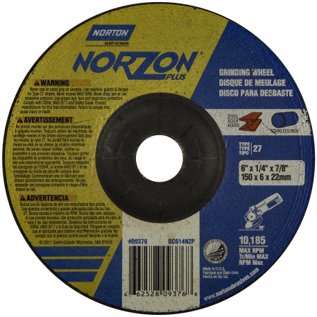 5"X 1/4"X 7/8" NORZON PLUS