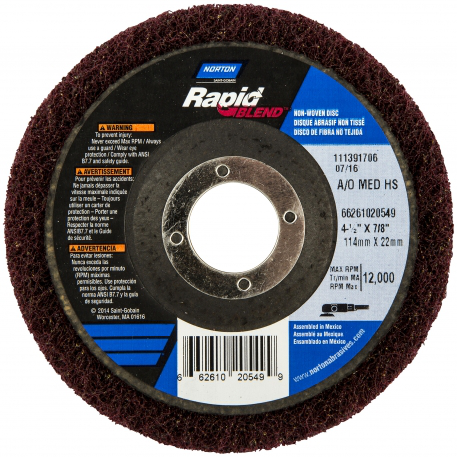 4-1/2" X 7/8" TYPE 27 DISC