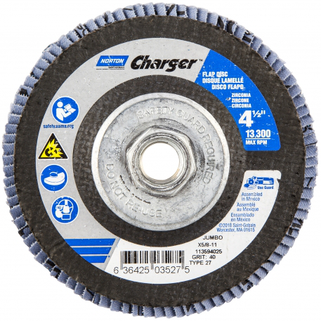 4-1/2" X 5/8-11 JUMBO 36 GRIT