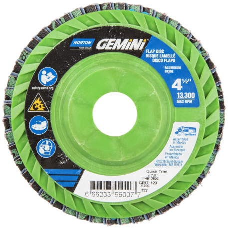 5 X 5/8-11 120 GRIT FLAP DISC