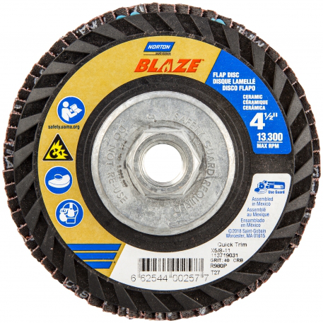6 X 5/8-11 40 GRIT