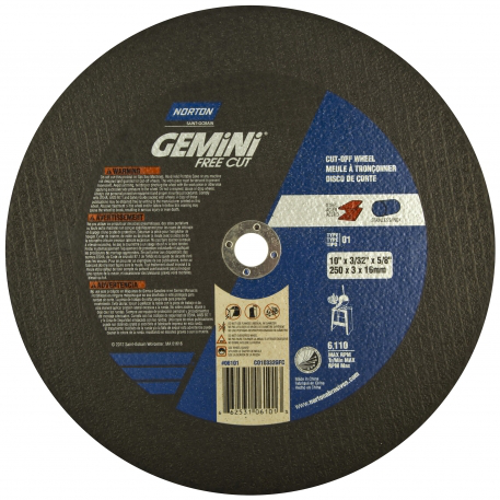 14" X 1/8" X 1 GEMINI FASTCUT
