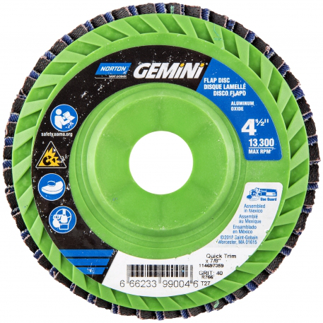 4-1/2 X 7/8 GEMINI 60 GRIT FLAP