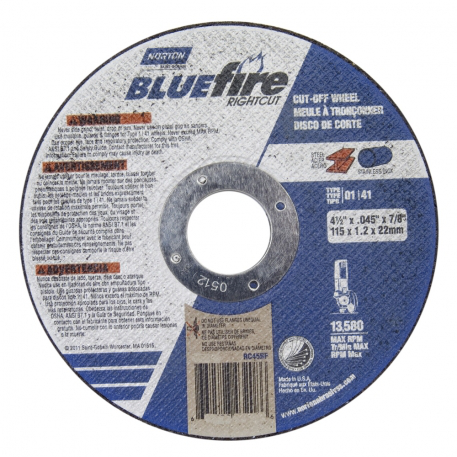4-1/2"X 1/16 X 7/8  BLUEFIRE