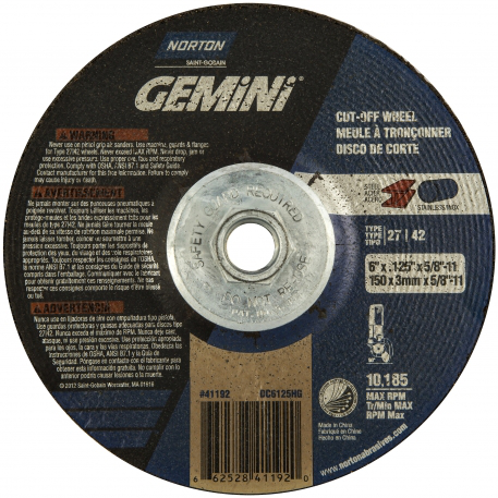 4-1/2" X 1.25 X 7/8 GEMINI