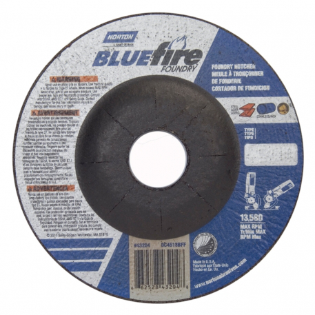 4-1/2" X 1/8" X 5/8-11 BLUEFIRE