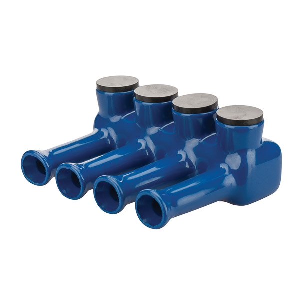 NSI IPLW3/0-4 4-Wire 1/0 to 3/0 AWG Polaris Blue Multi-Cable Tap Connector NSI IPLW3/0-4 4-Wire 1/0 to 3/0 AWG Polaris Blue Multi-Cable Tap Connector