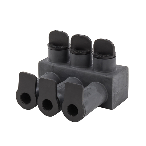 NSI ISPB2/0-3 14 to 2/0 AWG 3-Port Submersible Pedestal Connector Product image for NSI ISPB2/0-3 14 to 2/0 AWG 3-Port Submersible Pedestal Connector