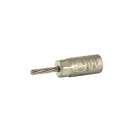 Product image for NSI PT4 4 AWG Tinned Aluminum 1-Conductor Stranded Bi-Metallic Pin Terminal