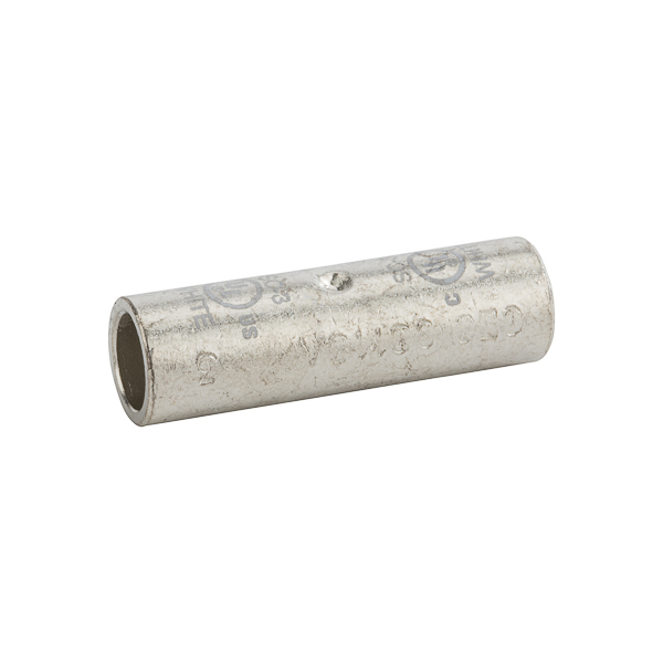 NSI SC-3 3 AWG White Tinned Copper Standard Barrel 2-Conductor Compression Splice NSI SC-3 3 AWG White Tinned Copper Standard Barrel 2-Conductor Compression Splice
