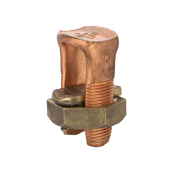 NSI N-500 500 MCM Copper 2-Conductor Split Bolt Connector NSI N-500 500 MCM Copper 2-Conductor Split Bolt Connector