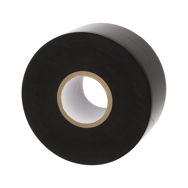 Product image for NSI EWPP102100 100 Foot x 2 x 0.01 Inch Black PVC Heavy Duty Pipe Wrap