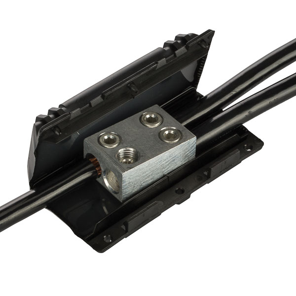 NSI ESGTS2/0 14 to 2/0 AWG Black 4Cable Gel Splice Kit with Connector