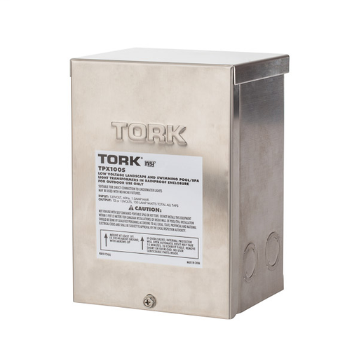 NSi Industries TPX100S Pool Light Transformer, Stainless Steel