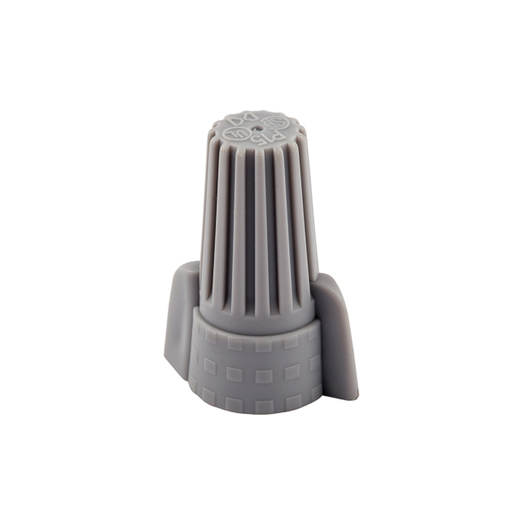 Product image for NSI WWC-G-C 18 to 10 AWG Gray Thermoplastic Standard Winged Grounding Wire Connector