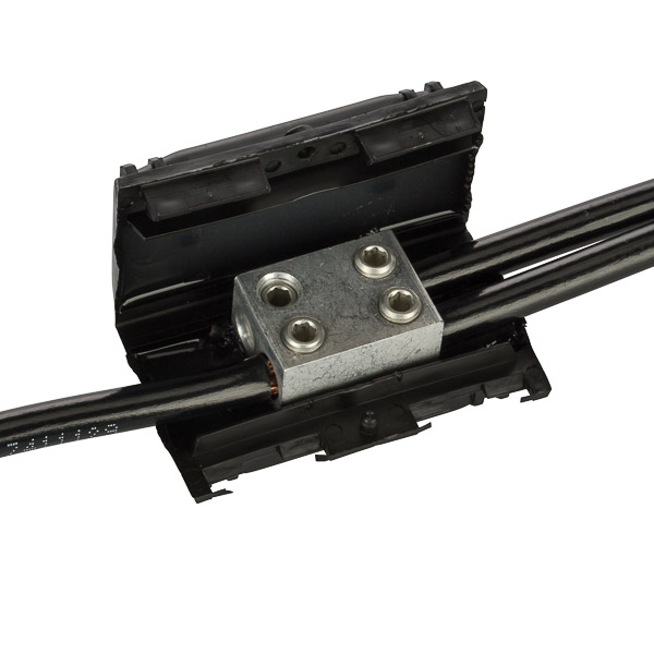 NSI ESGTS2 14 to 2 AWG Black 4Cable Gel Splice Kit with Connector