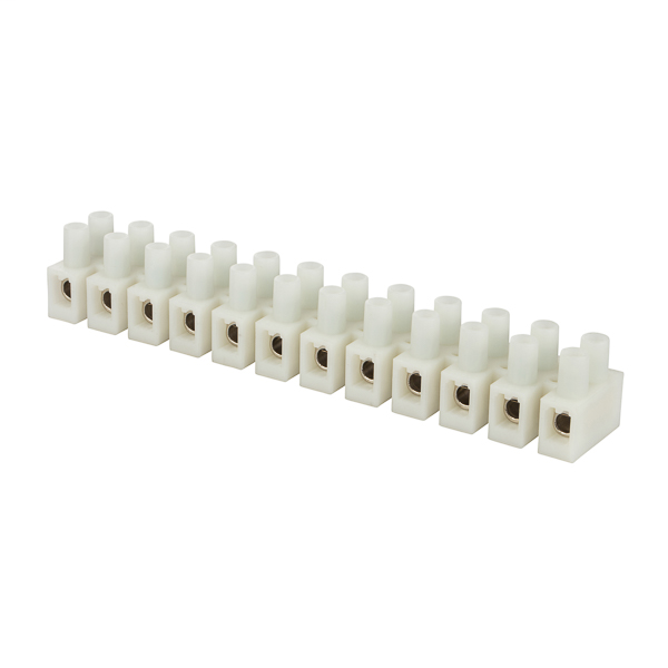 NSI ITB 50-12 50 Amp 20 to 8 AWG Nylon 66 12-Circuit Insulated Terminal Block NSI ITB 50-12 50 Amp 20 to 8 AWG Nylon 66 12-Circuit Insulated Terminal Block