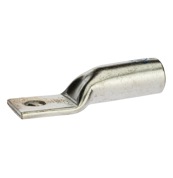 NSI L40048 1/2 Inch 400 MCM Blue Copper Long Barrel 1-Hole Compression Lug NSI L40048 1/2 Inch 400 MCM Blue Copper Long Barrel 1-Hole Compression Lug