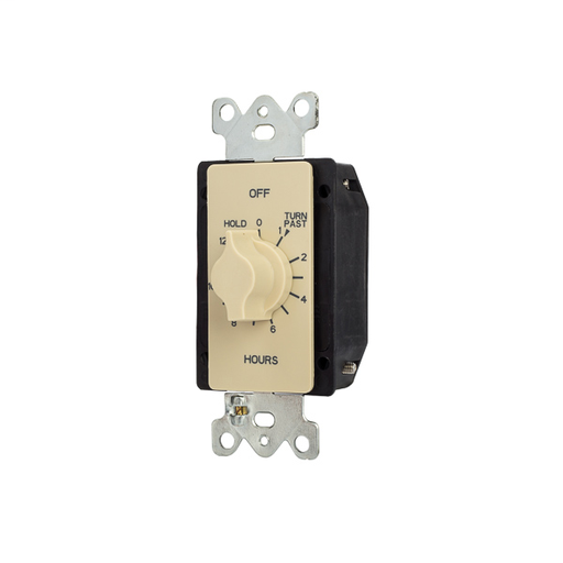 12 Hour Timer w/Hold 125-277V SPDT Ivory